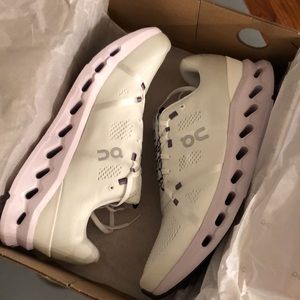 On Running Cloudsurfer White Frost Shoes New Size 13